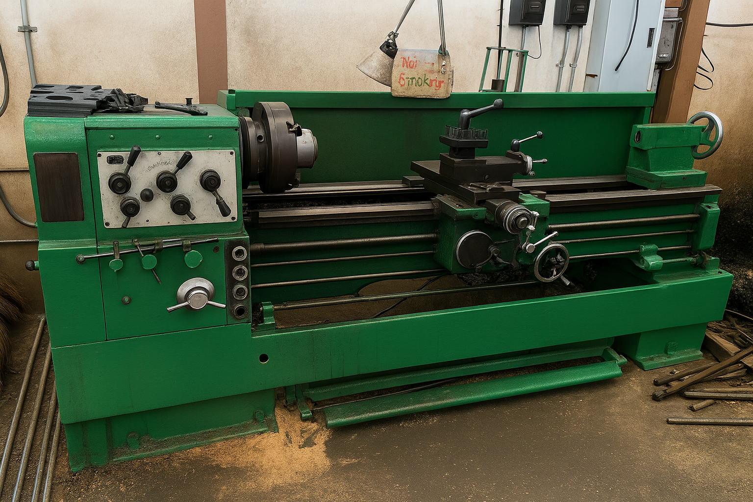 โมดิฟายด์เครื่องกลึง (Lathe Machine Retrofit)