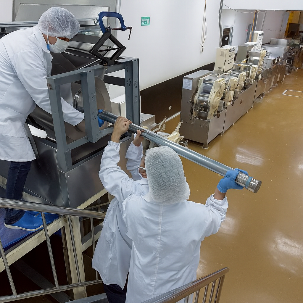 ซ่อมเครื่องผสมแป้งผลิตอาหาร